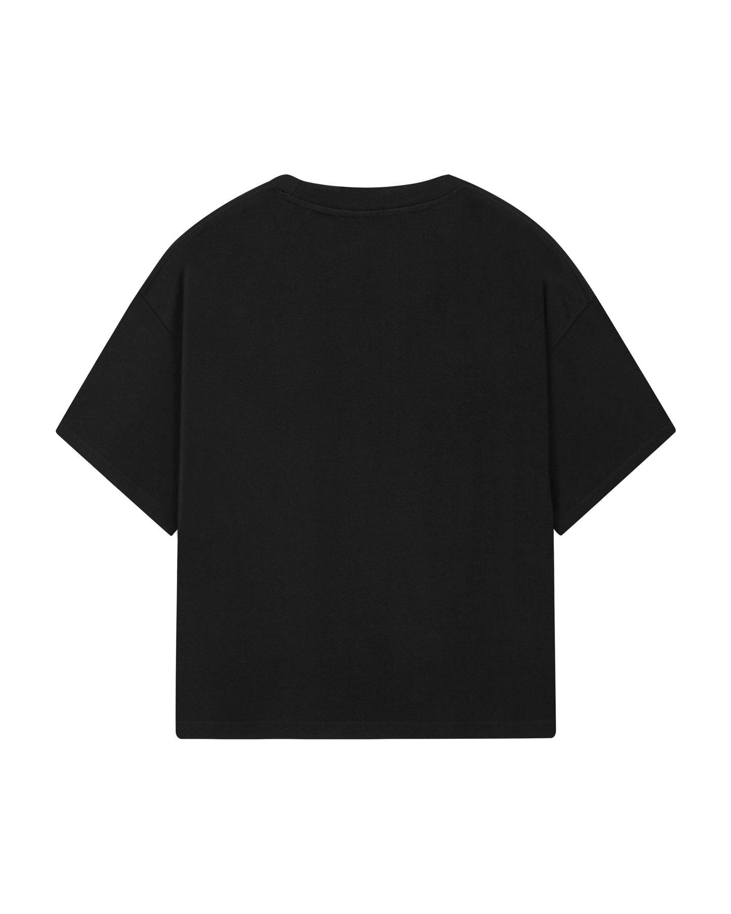 CROPPED BLACK TEE
