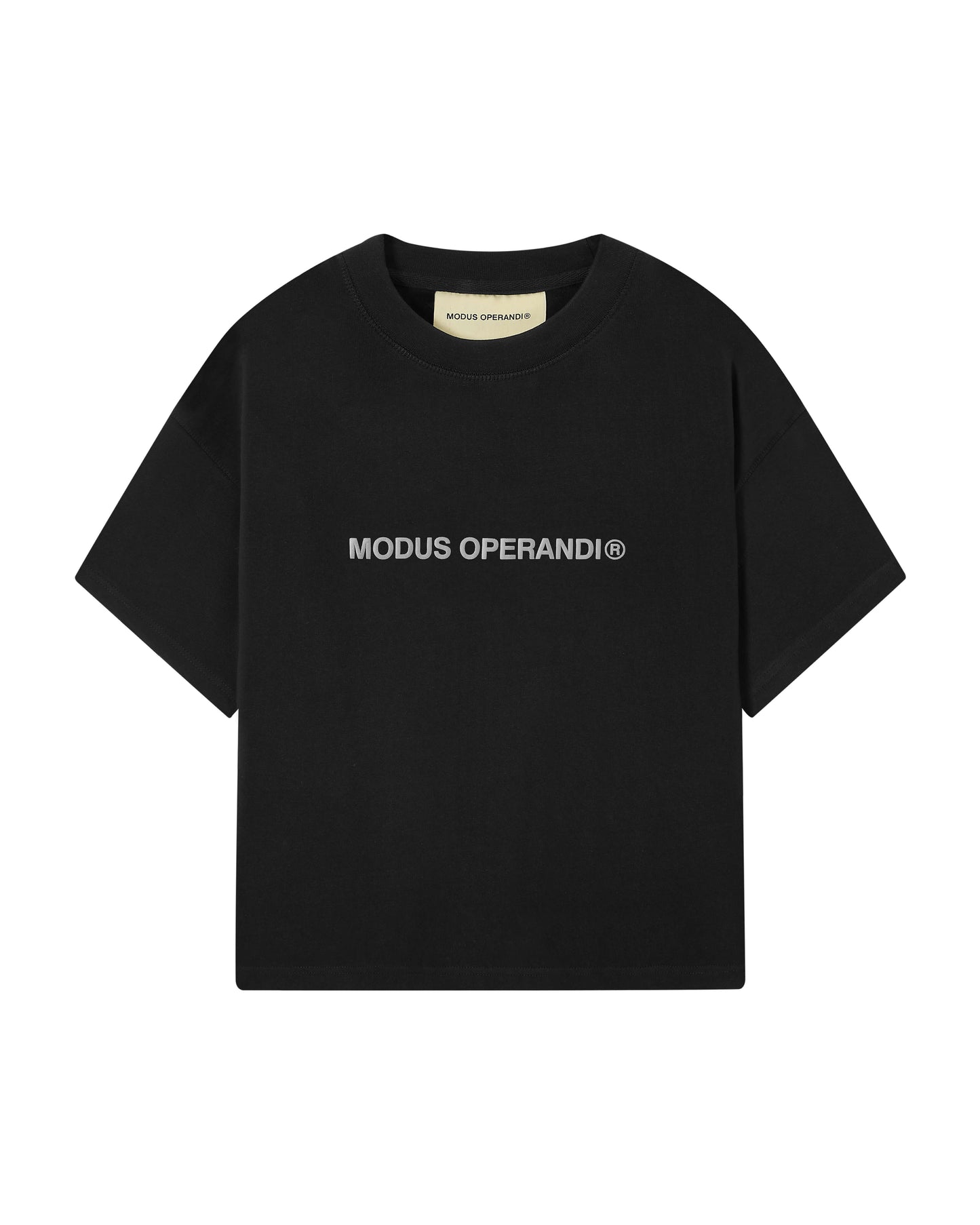 CROPPED BLACK TEE